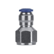 88030-06-04 AIGNEP | 87 / 88 Series | Straight Female Metal Release Collet | 3/8" Tube x 1/4" Female NPTF | Pack of 10