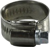 89095 (89-095) Midland Lined Embossed Worm-Gear Band Clamp: SAE Size 52 - Clamp Range: 3" to 3-3/4" / 77mm to 95mm - 304 Stainless Steel