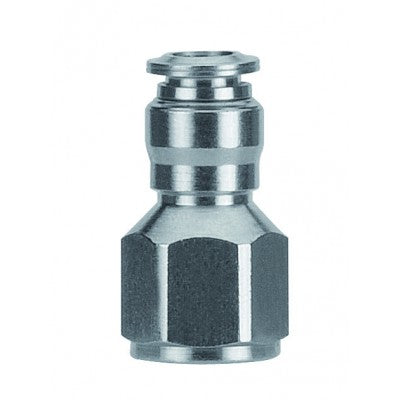 57030-4-M5 AIGNEP | 57 Series | Straight Female Metal Release Collet | 4mm Tube x M5 Male | Pack of 10