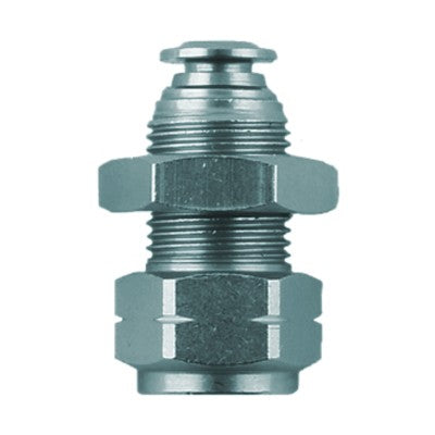89055-08-06 AIGNEP | 89 Series | Female Bulkhead Connector Metal Release Collet | 1/2" Tube x 3/8" NPTF Female | Pack of 10