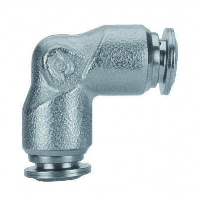 57130-10 AIGNEP | 57 Series | Union 90° Elbow Metal Release Collet | 10mm Tube | Pack of 10