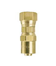 8D7-S ZSi-Foster Reusable Hose Fitting - Female Swivel w/Nut - 3/8" ID x 5/8" OD - Swivel - Brass/Steel