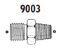 9003-20-16 Adaptall Carbon Steel -20 Male BSPP x -16 Male BSPT Adapter