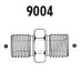 9004-06-20 Adaptall Carbon Steel -06 Male BSPP x 20mm Male Metric Adapter