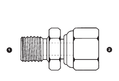 9018-14-04 Adaptall Carbon Steel 14mm Male Metric x -04 Female BSPP Swivel Adapter