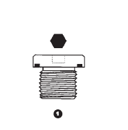 9028-16 Adaptall Carbon Steel -16 BSPP Countersunk Sealed Plug
