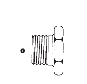 9030M-14x1.5 Adaptall Carbon Steel 14mm Metric Hex Plug