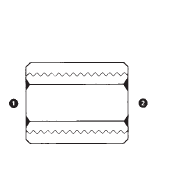 9043-16-16 Adaptall Carbon Steel -16 Female BSP Solid x -16 Female BSP Solid Adapter