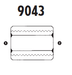 9043-04-04 Adaptall Carbon Steel -04 Female BSP Solid x -04 Female BSP Solid Adapter