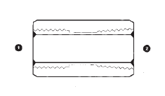 9044-06-06 Adaptall Carbon Steel -06 Female BSP Solid x -06 Female NPT Solid Adapter