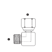 9061-08-08 Adaptall Carbon Steel 90 deg. -08 Male BSPP x -08 Female JIC Swivel Elbow