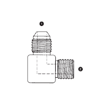 9065-12-12 Adaptall Carbon Steel 90 deg. -12 Male JIC x -12 Male BSPP Elbow
