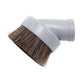 907G Flexaust Friction Fit Dust Brush | 3" | PVC | Horsehair Bristles | Gray | 32mm