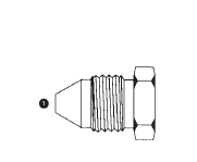 9221-20 Adaptall Carbon Steel -20 JIS Hex Plug