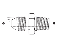 9223-08-08 Adaptall Carbon Steel -08 Male JIS x -08 Male BSPT