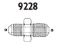 9228-06-16 Adaptall Carbon Steel -06 Male JIC x 16mm Male Nissan Adapter