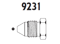 9231-14 Adaptall Carbon Steel 14mm Komatsu Hex Plug