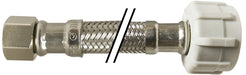 923416 Midland Ballcock Connector - 3/8" Compression x 7/8" Ballcock x 16" Length - Chrome Plated Brass