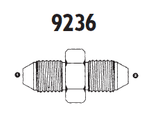 9236-14-14 Adaptall Carbon Steel 14mm Male Komatsu x 14mm Male Komatsu Adapter