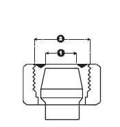 9249-35-45 Adaptall Carbon Steel -35 Tube x -45 Kobelco Tube Cap