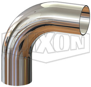T2S92-050PM Dixon Valve 1/2" 316L Stainless Steel BioPharm 92° Weld x Weld Elbow (PM Finish SF4)