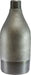 93124 (93-124) Midland Standard Schedule 40 Swage Nipple - 2-1/2" Male Pipe x 2" Male Pipe - Zinc Plated Steel