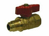 943332 Midland Gas Ball Valve - Regular Port - 1/2" Male Flare x 1/2" Female Pipe - Brass