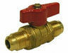 943345 Midland Gas Ball Valve - Regular Port - 15/16" Male Flare x 15/16" Male Flare - Brass