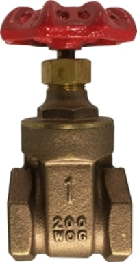 940132 (940-132) Midland Gate Valve IPS - 1/2" Female Pipe x 1/2" Female Pipe - Brass