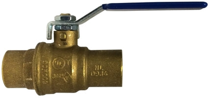 940214LF (940-214LF) Midland Lead Free Ball Valve - Forged - 1" SWT x 1" SWT - Brass