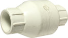 940328 (940-328) Midland Glue Inline Spring Check Valve - 1-1/4" Socket x 1-1/4" Socket - Plastic