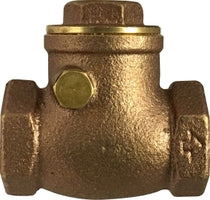 940360 (940-360) Midland Swing Check Valve - 4" Female Pipe x 4" Female Pipe - Brass