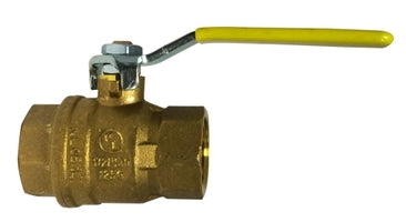 942208 (942-208) Midland Full Port Italian Ball Valve - 2-1/2" Female NPT x 2-1/2" Female NPT - Brass