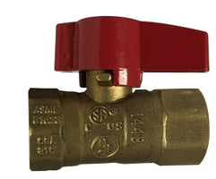 943313 (943-313) Midland Gas Ball Valve - Regular Port - 2 Piece - 3/4" Female IPS x 3/4" Female IPS - Brass