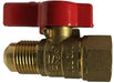 943331 Midland Gas Ball Valve - Regular Port - 3/8" Male Flare x 1/2" Female Pipe - Brass