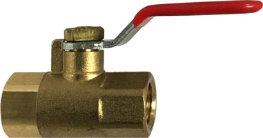 944117 (944-117) Midland Forged Mini Ball Valve - 3/8" Female Pipe x 3/8" Female Pipe - Brass