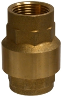 944408V (944-408V) Midland In-Line Check Valve with Viton Seal - High Capacity - 2" Female NPT x 2" Female NPT - Brass