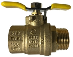 948173T (948-173T) Midland Tee Handle Ball Valve - 3/4" Male NPT x 3/4" Female NPT - Brass