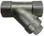 949486 (949-486) Midland Y-Spring Check Valve - 1-1/4" Female NPT x 1-1/4" Female NPT - Stainless Steel