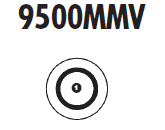 9500-12MMV Adaptall Carbon Steel 12mm Bonded Viton Seal for Metric Thread