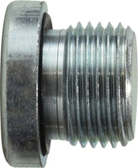 9522H6 (9522-H-6) Midland Hydraulic Hollow Hex Plug - 3/8-19 Male BSPP - Steel