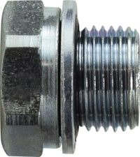 9522P2 (9522-P-2) Midland Hydraulic Hex Head Plug - 1/8-28 Male BSPP - Steel