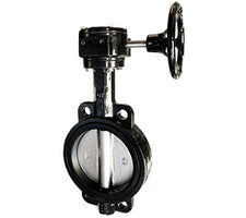 9650G2.5 Midland Butterfly Valve - 2-1/2" Wafer Style - Gear Operated - Ductile Iron Disc - Buna-N Seat