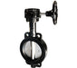 9650G2.5 Midland Butterfly Valve - 2-1/2" Wafer Style - Gear Operated - Ductile Iron Disc - Buna-N Seat