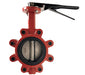 9660L5 Midland Butterfly Valve - 5" Lug Pattern - Lever Operated - Ductile Iron Disc - Buna-N Seat