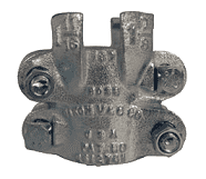 375 Dixon Plated Iron Boss Clamp for Hose ID 3" and Hose OD from 3-32/64" to 3-48/64"