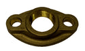 970207 Midland Lead Free Water Meter Flange Oval - 1-1/2" - Brass