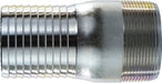 973910 (973-910) Midland Male Adapter Insert Fitting - 1-1/2" Hose Barb x 1-1/2" Male Pipe - Galvanized Steel