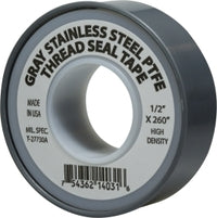 982136 (982-136) Midland Grey Stainless Steel Tape - 1/2" Wide - 520" Length