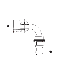 9910-04-04 Adaptall Carbon Steel 90 deg. -04 Female BSPP Swivel x -04 Push-on Hose Barb Elbow